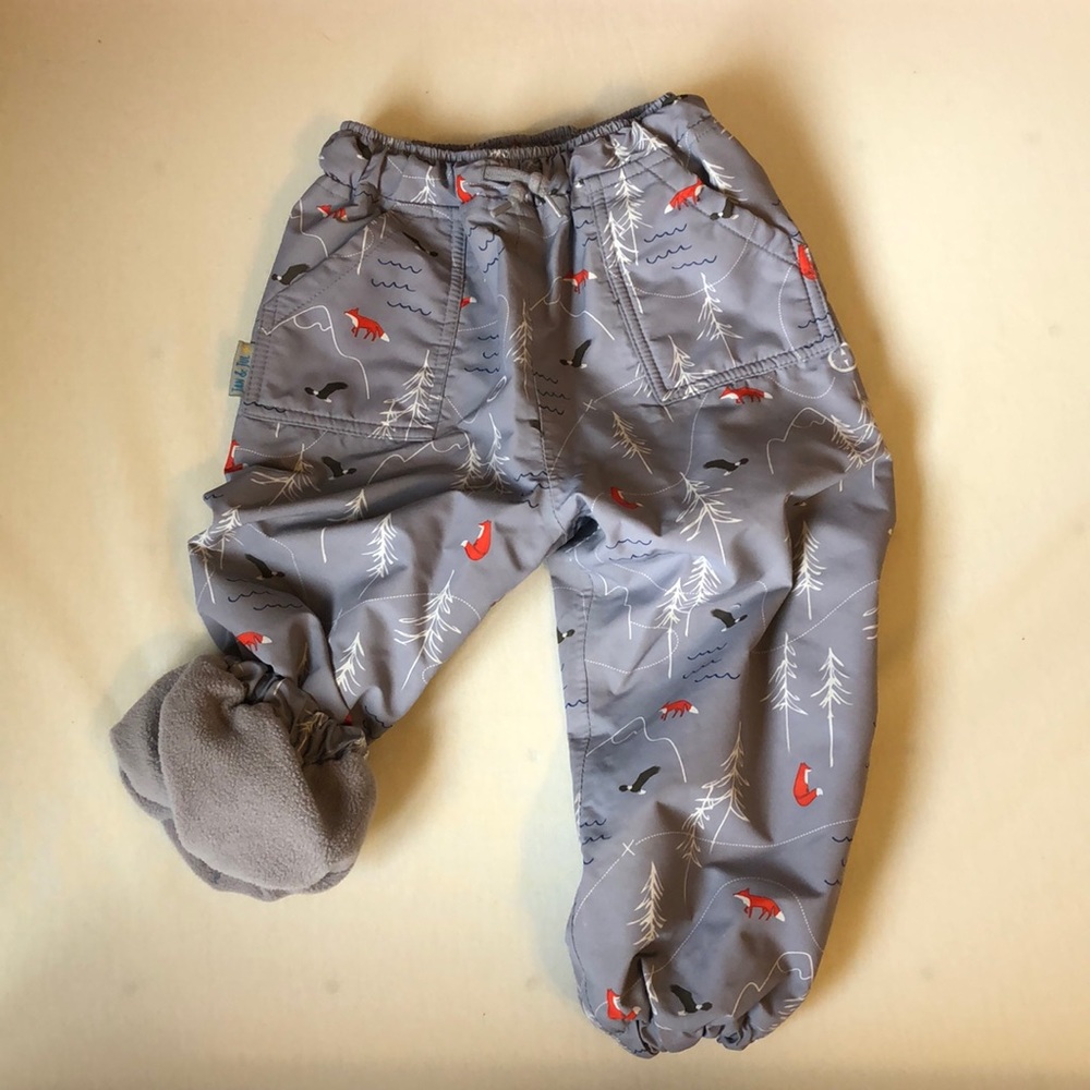 2T fleece lines snow pants